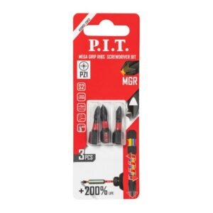 طقم لقم دريل فك وربط (PZ1) MGR (3) قطع ظرف هيكس (1/4") طول (25) مم
